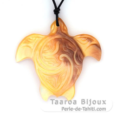 Pendentif Tortue en nacre de Tahiti