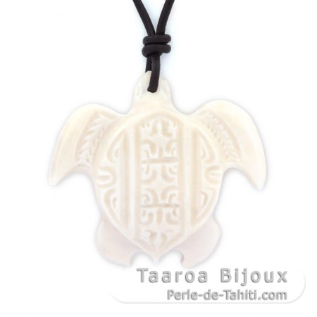 Pendentif Tortue en Os