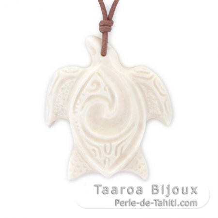 Pendentif Tortue en Os