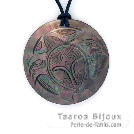 Pendentif en Nacre de Tahiti