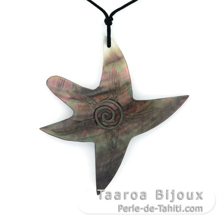 Pendentif en Nacre de Tahiti