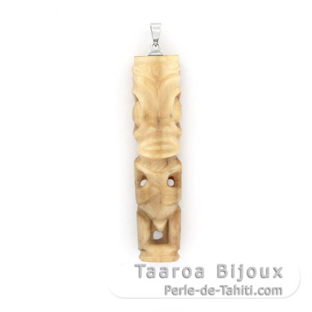 Pendentif Tiki en Rostre d\'Espadon