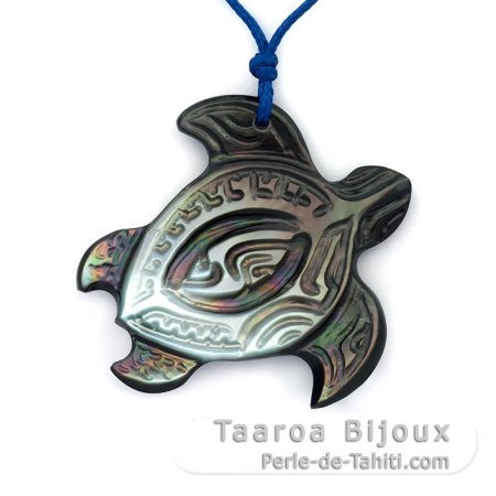 Pendentif Tortue en nacre de Tahiti