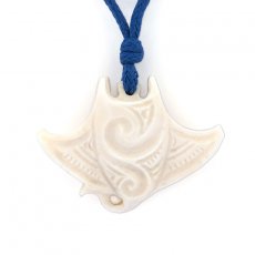 Pendentif Raie Manta en Os