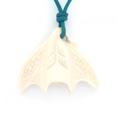 Pendentif Raie Manta en Os