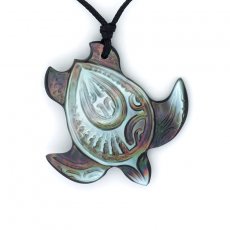 Pendentif Tortue en nacre de Tahiti