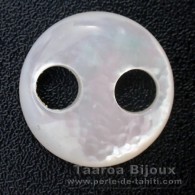 Forme ronde en nacre - Diamtre de 15 mm